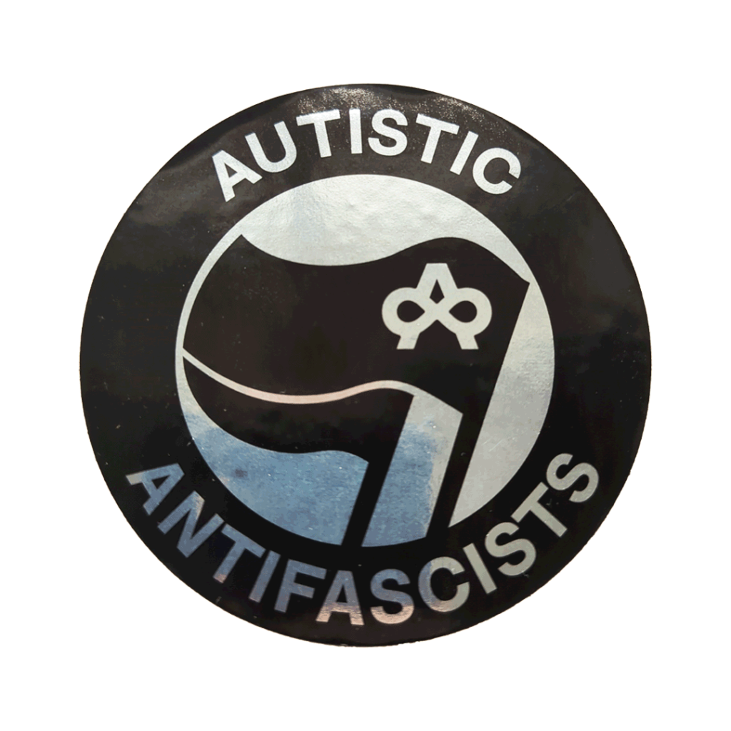 Autistic antifascists – 20 adesivi