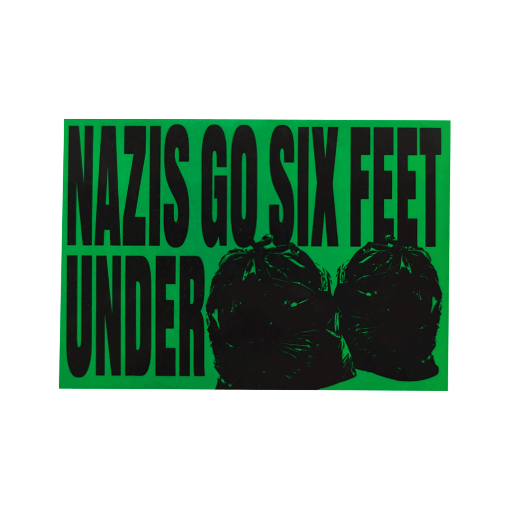 Nazis go six feet under – 20 adesivi
