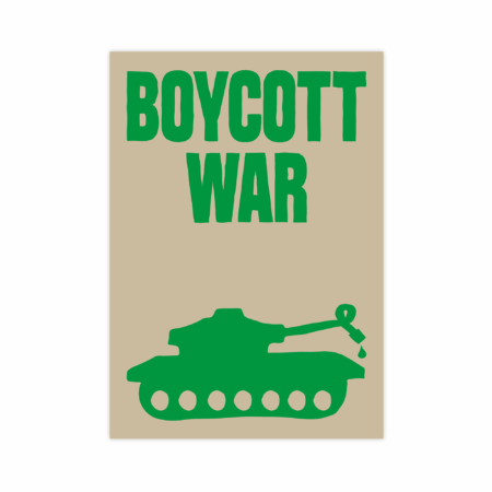 Boycott War – 20 stickers