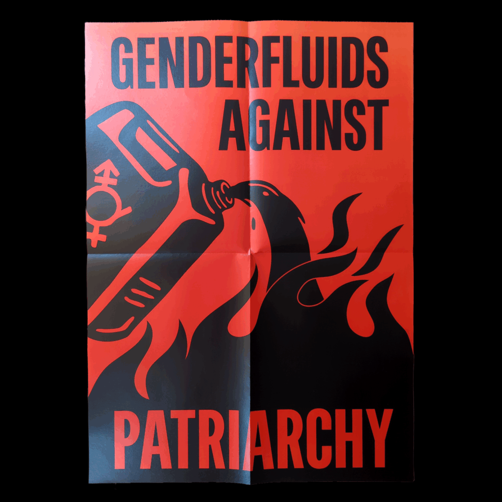 Genderfluids against patriarchy – Plakat